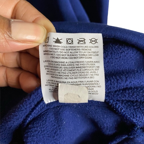 Nike Men's Blue Therma Pullover Sweatshirt Hoodie - Picture 7 of 9